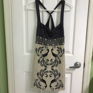 Free people dress size 6. Cool beading and designs